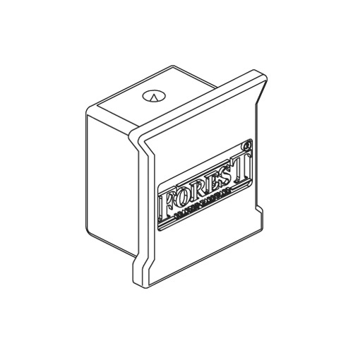 CS End Cap w/Screw - Short - CS2370