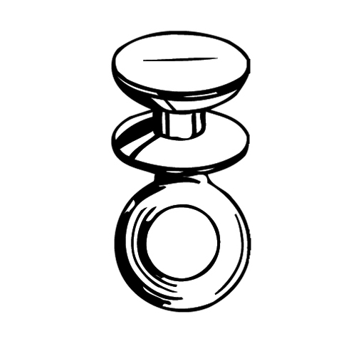 Ceiling Glide, Self-lubricating - HW301