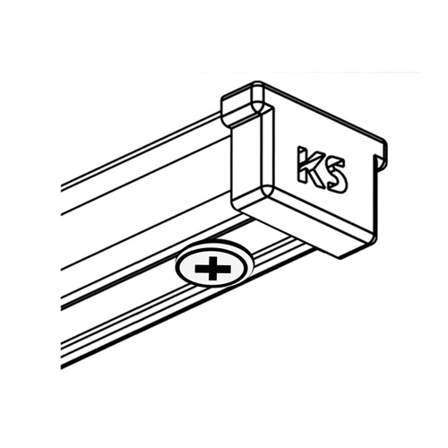 KS End Cap with Screw - KS2360