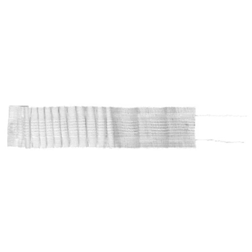 1" Pencil Pleat, 2 cords Shirring Tape - ST856