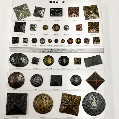 Old West Collection Sample Board - UW1000