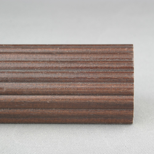 2" Diameter Fluted Hardwood Rod - ZA559