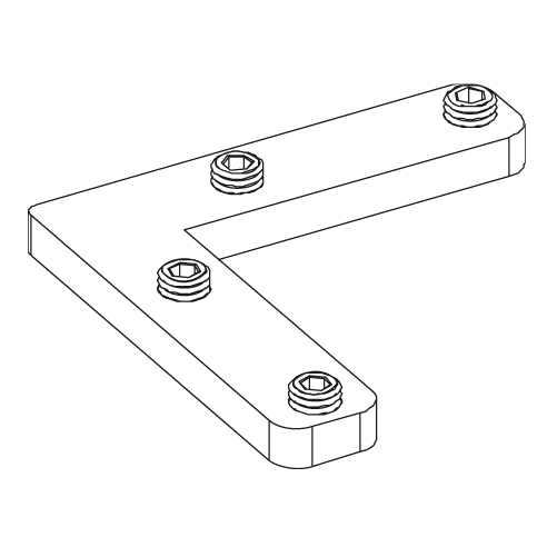 Corner Splice for CRS Channnel Rod - CRS1150