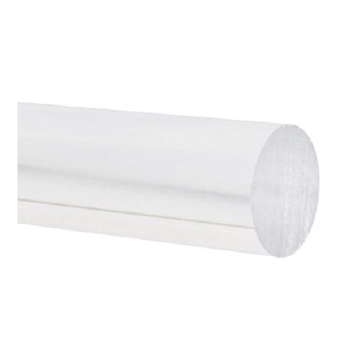 38mm (1-1/2”) Diameter Clear Acrylic Round Rod