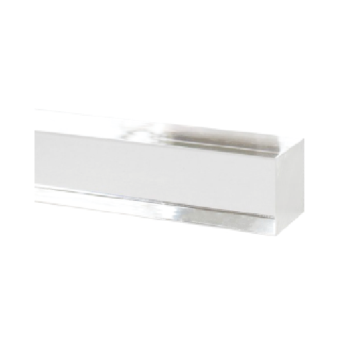 35mm (1-1/2”) Clear Acrylic Square Rod