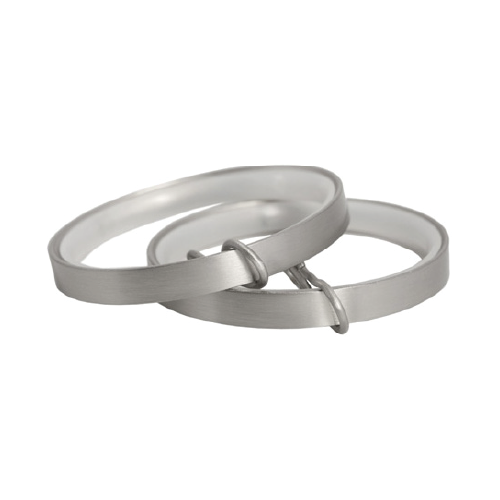 Flat Round Ring with Metal Eyelet - LCT3350