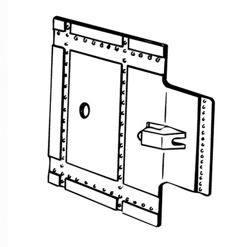 Large Overlap Stiffener with Grommet - FL145