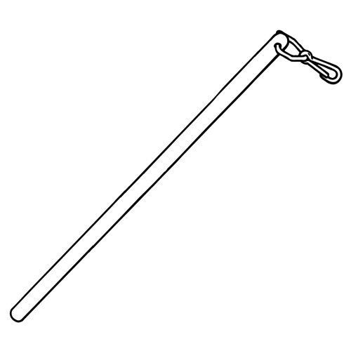 Clear Acrylic Fling Rod