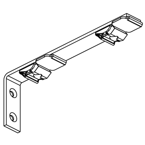 6'' Smart Klick Double Bracket - KS4460
