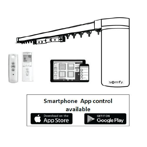 MOTORIZED DRAPERY TRACK SYSTEMS | Somfy Motor