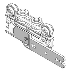 Master Carrier Underlap -w/Ball Bearing Wheels - ACS2016