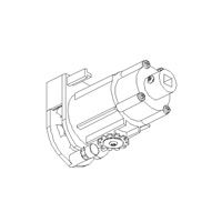 Chain Control Clutch w/End Cap, High Speed - BS235